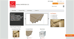 Desktop Screenshot of pankajpaper.com